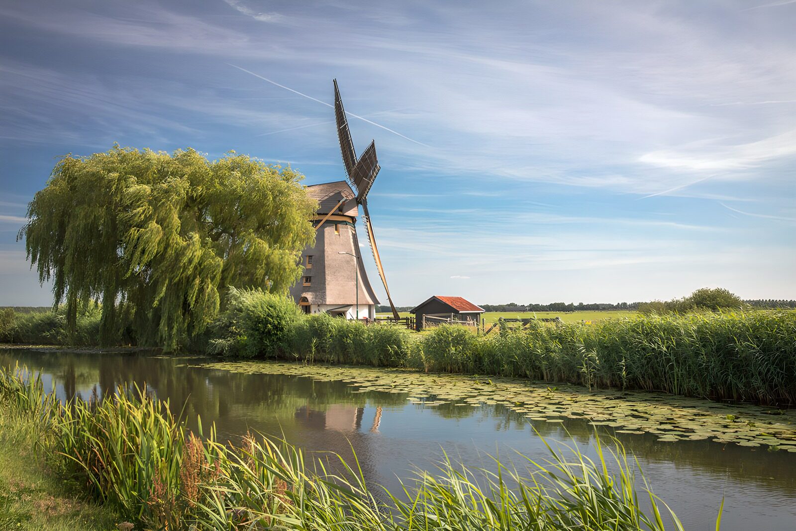 TPFR67010: : Moulin tranquille au bord de l'eau