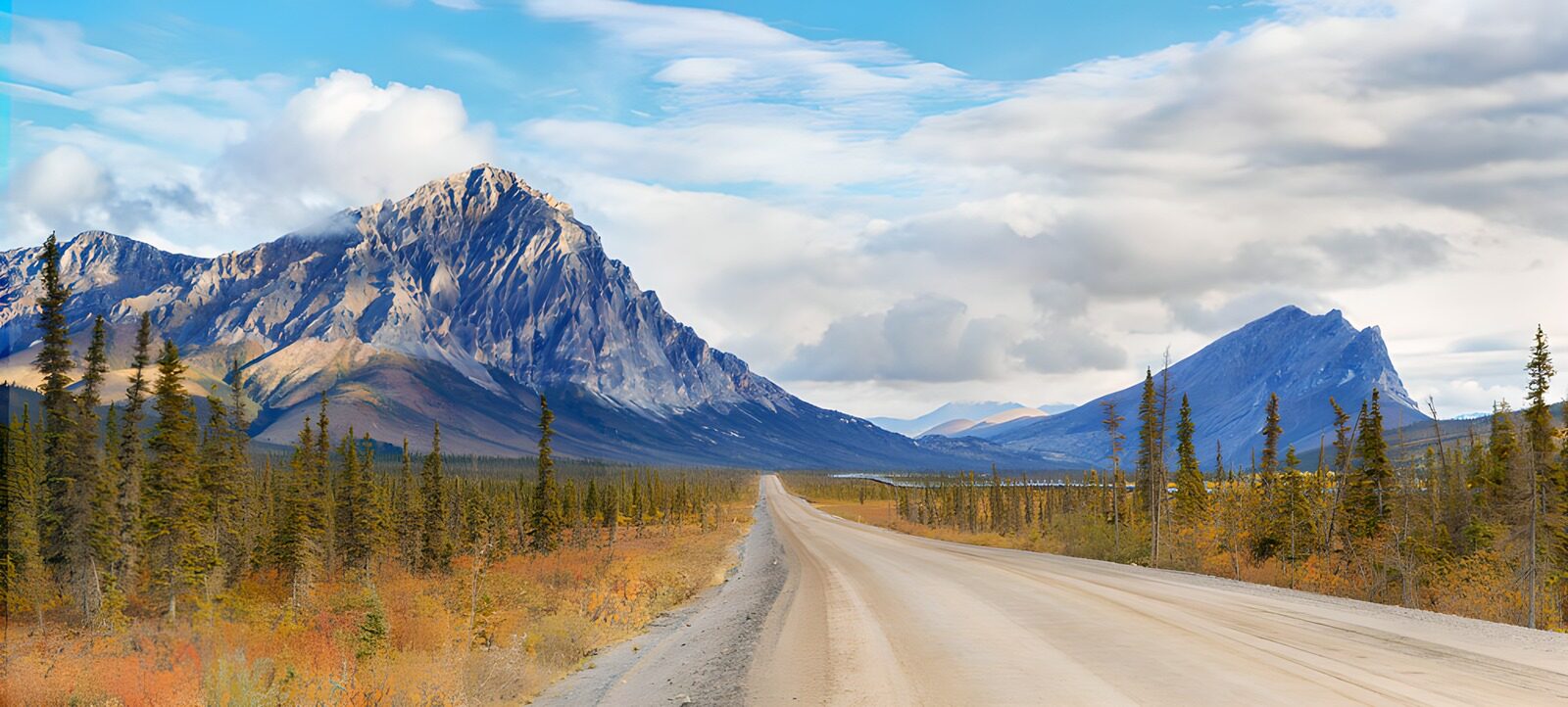 TPFR28542: Paysage de montagne et route paisible