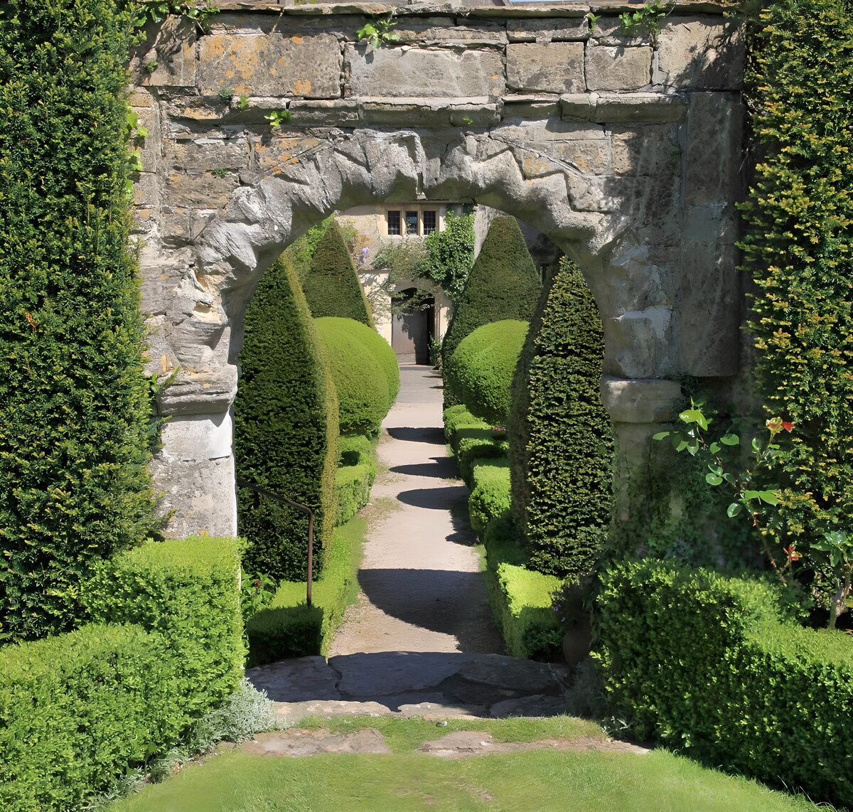 TPFR62645: Jardin enchanteur sous un arc