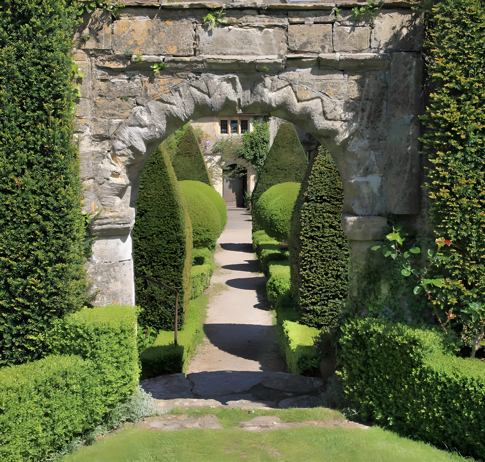 TPFR62645: Jardin enchanteur sous un arc