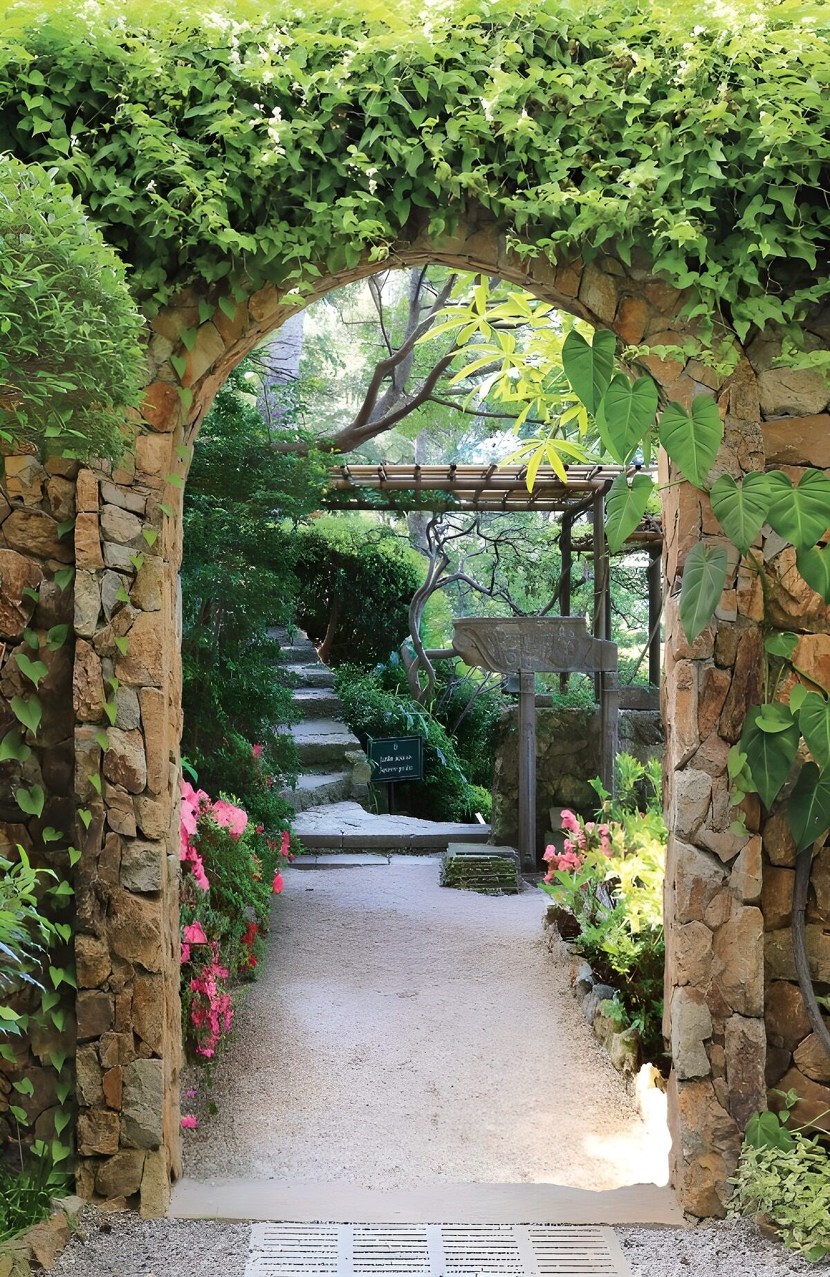 TPFR77866: Portail vers un jardin enchanteur