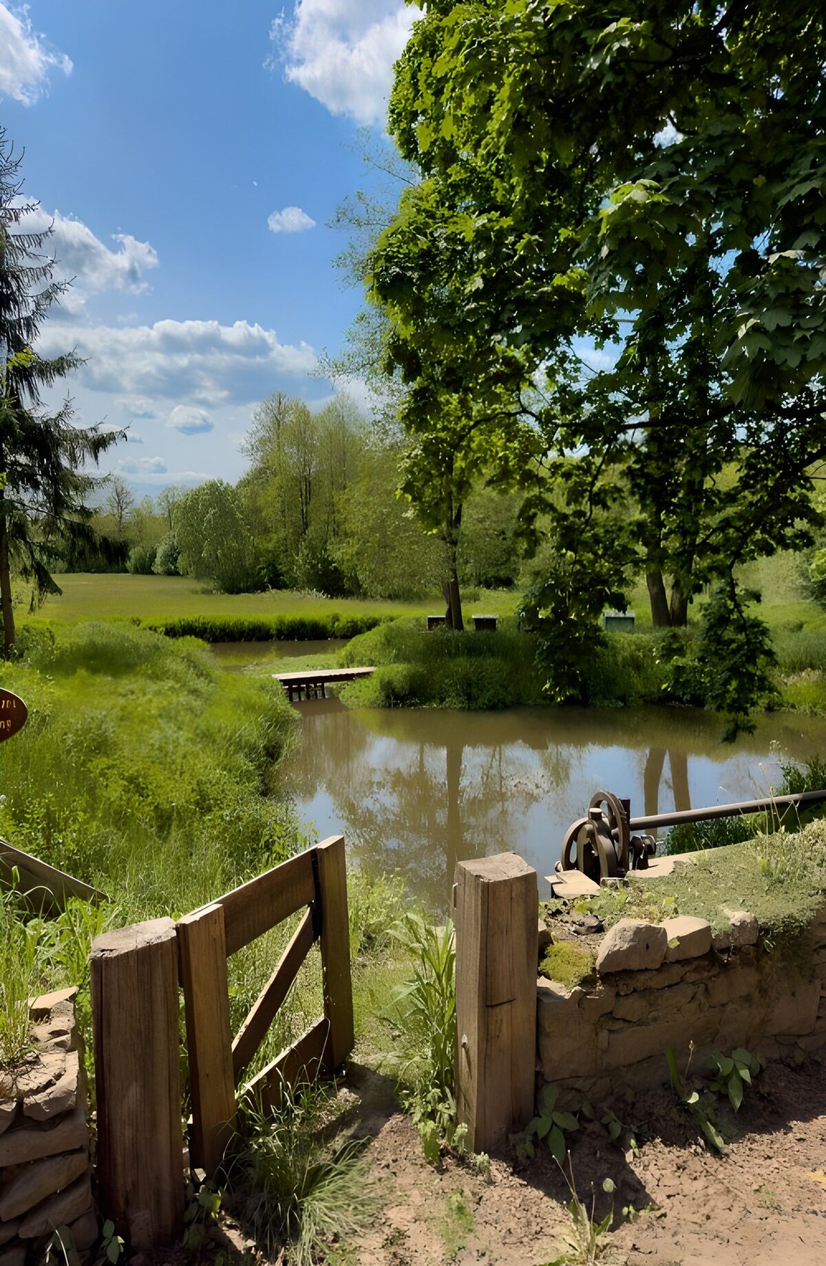 TPFR78603: Paysage paisible au bord de l'eau