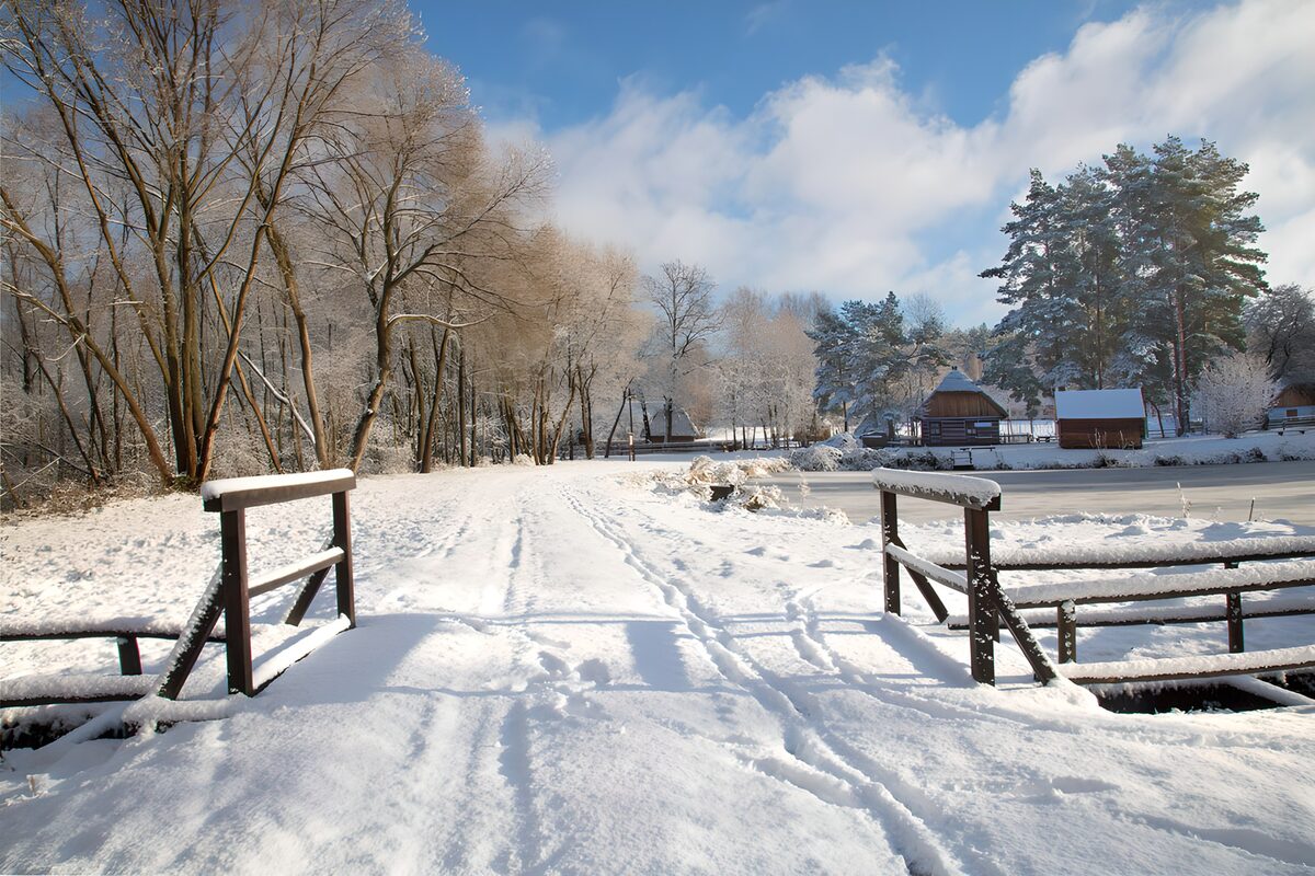 TPFR33429: Paysage hivernal paisible