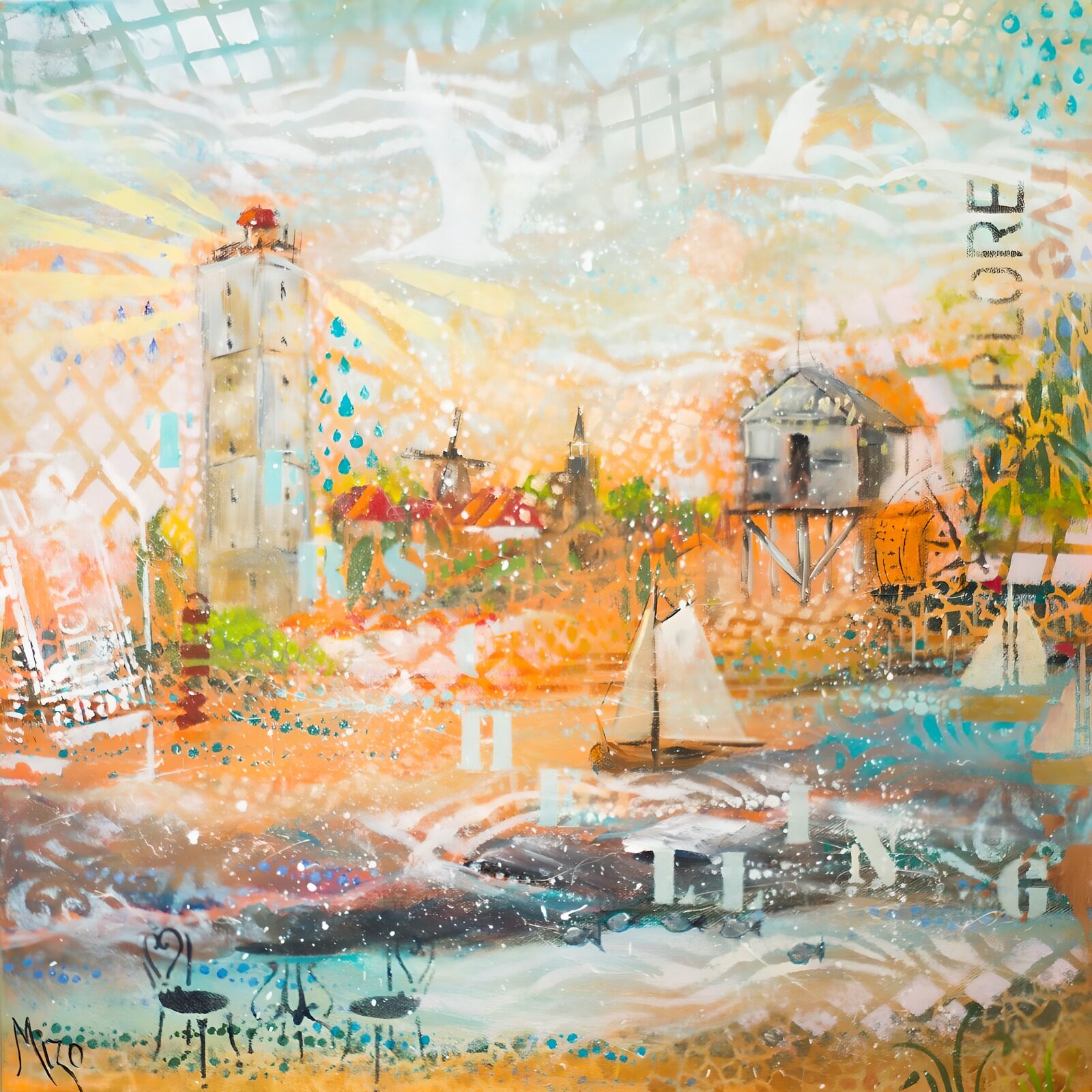 TPFR85917: Côte maritime et paysages colorés