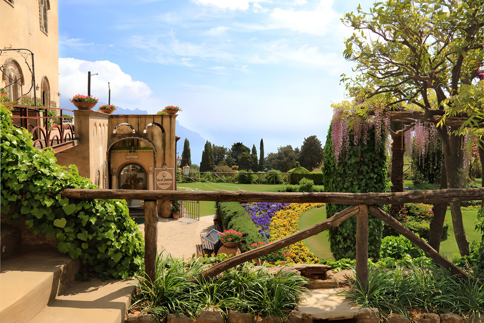 TPFR16781: Jardin magnifique avec vue panoramique