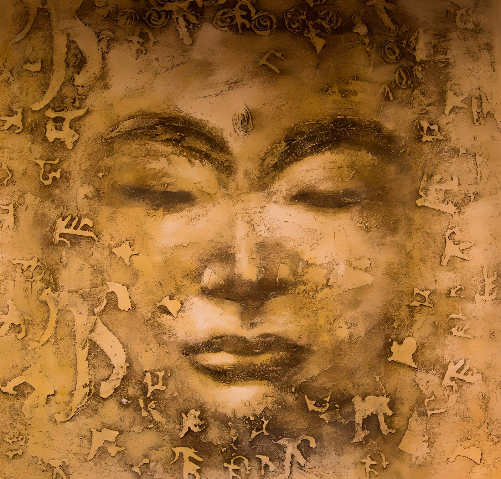 TPFR32663: Visage serein de sagesse ancienne