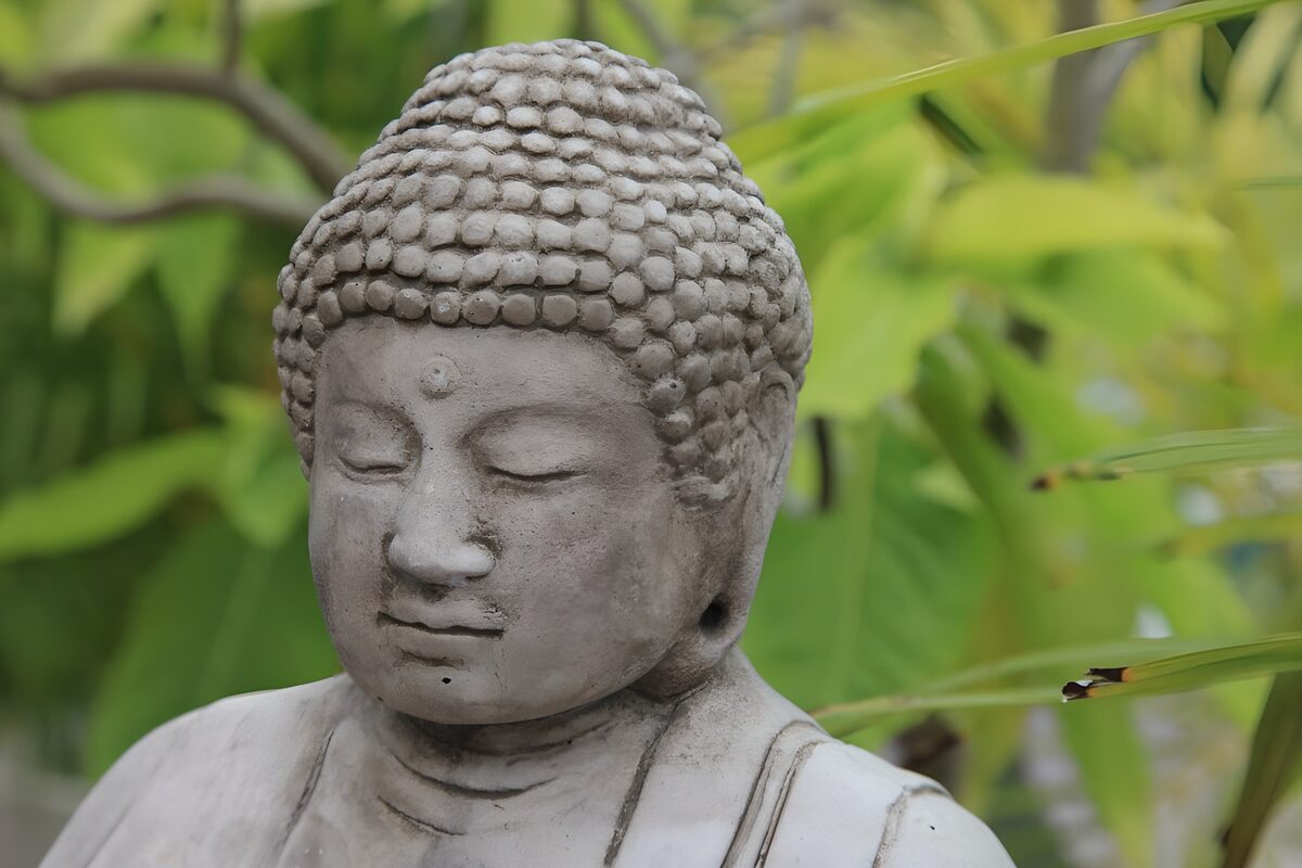 TPFR77440: Statue de Bouddha dans la nature