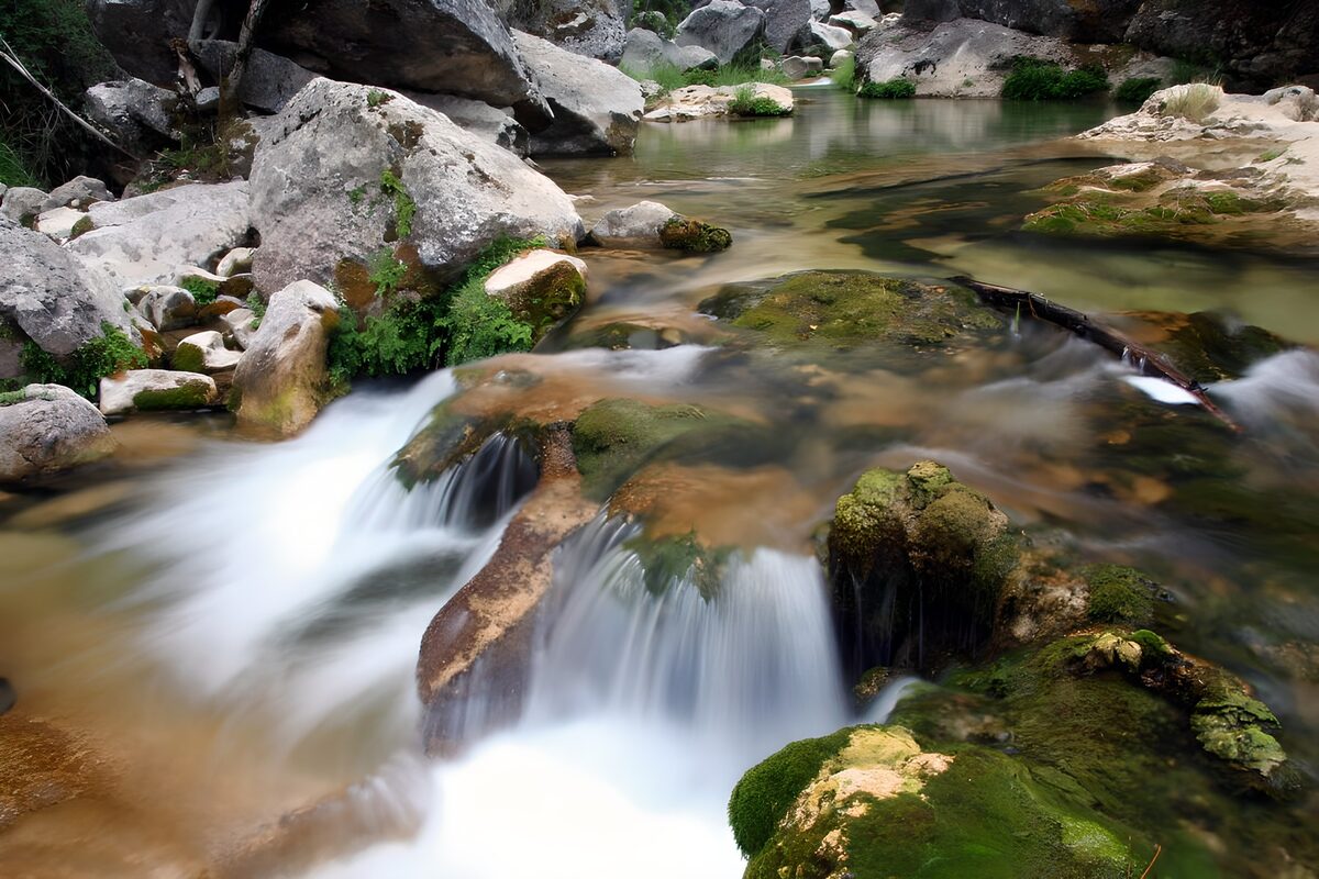 TPFR99402: Cascade paisible dans la nature