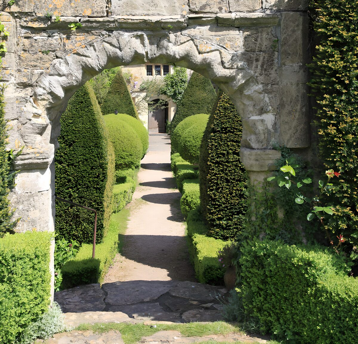 TPFR55075: Un chemin de jardin enchanteur