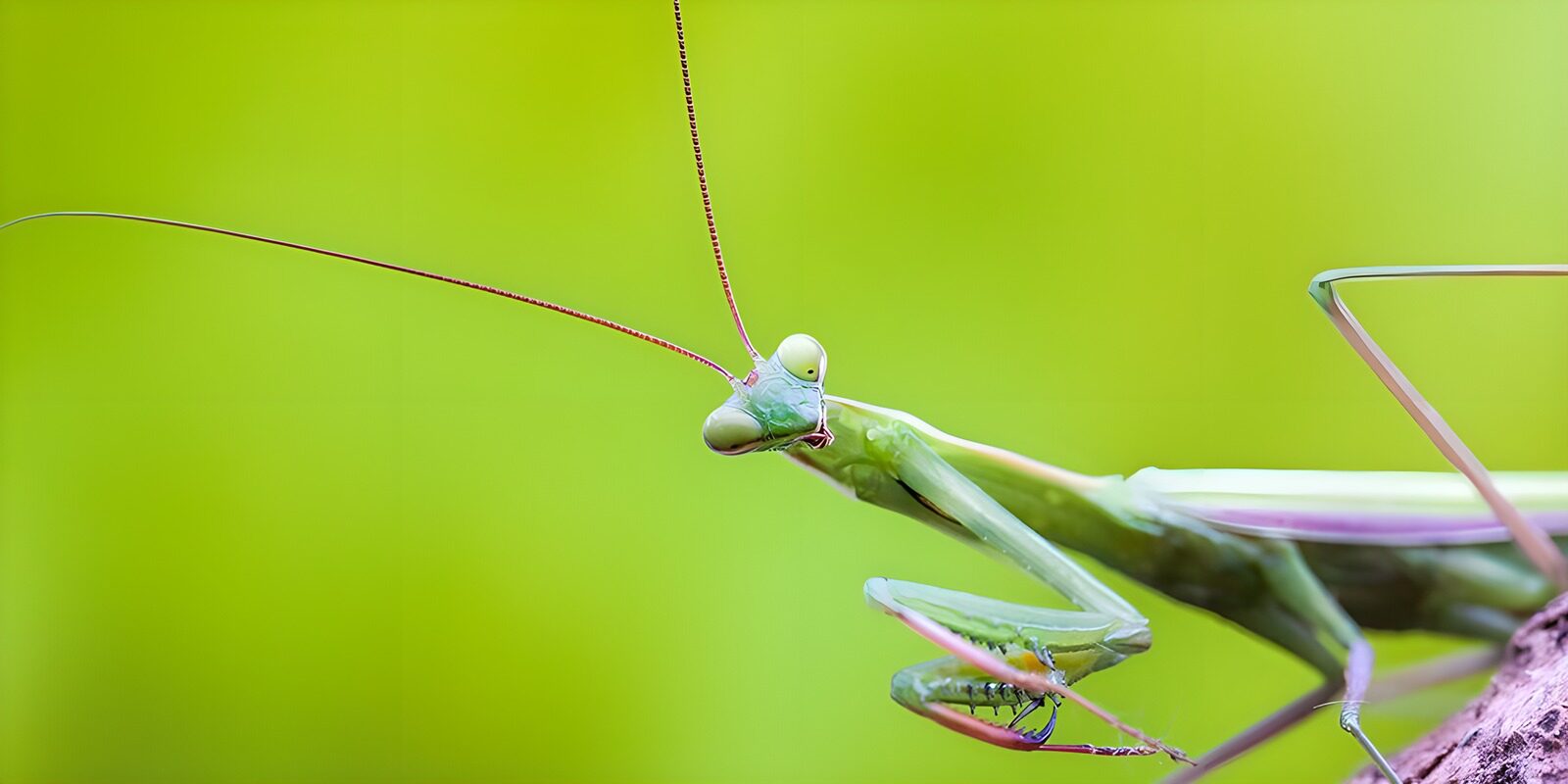 TPFR88782: Praying Mantis sur fond vert