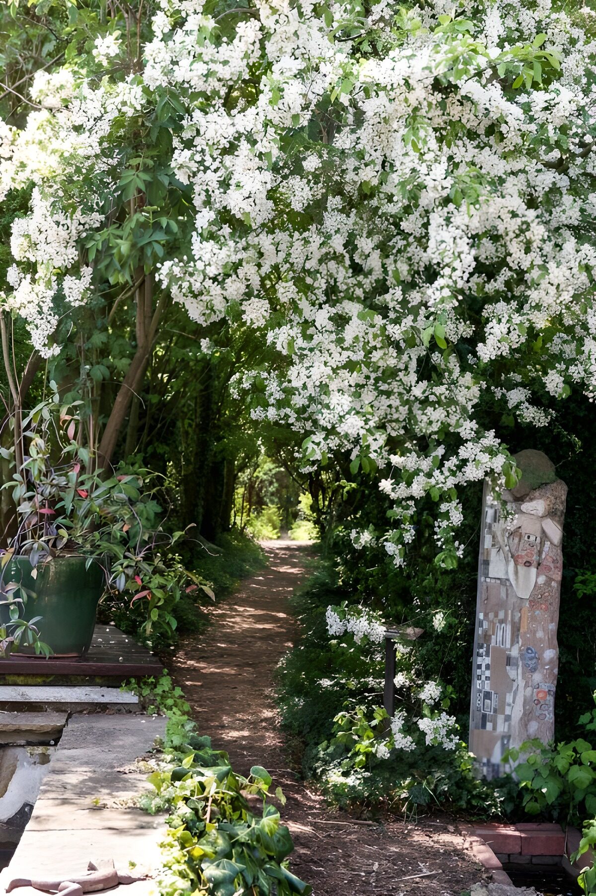 TPFR95475: Chemin fleuri au cœur de la nature