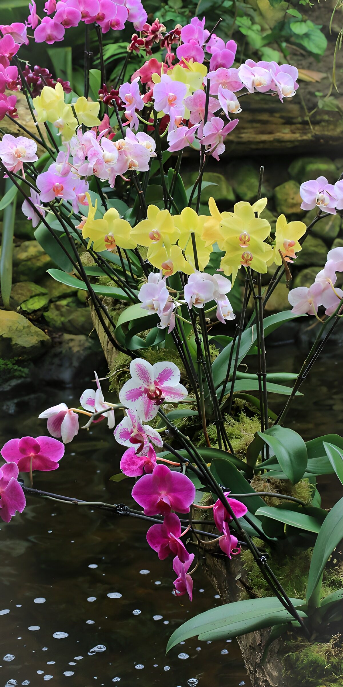 TPFR29415: Beauté des orchidées colorées