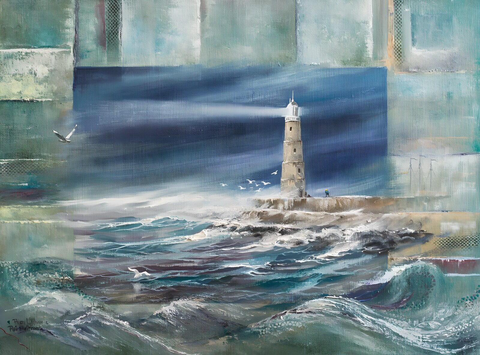TPFR23642: Phare au bord de la mer