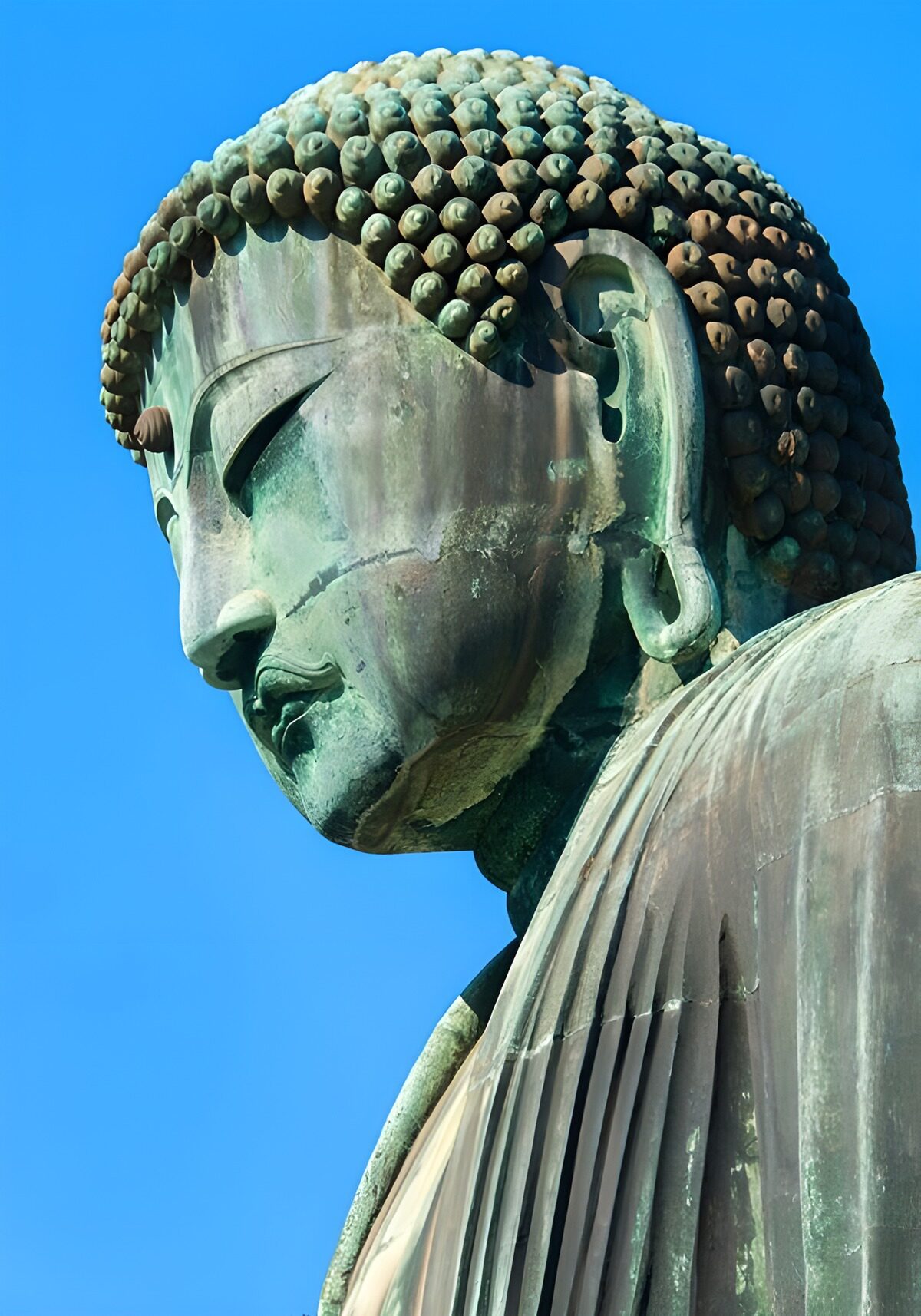 Bouddha de Kamakura en plein ciel