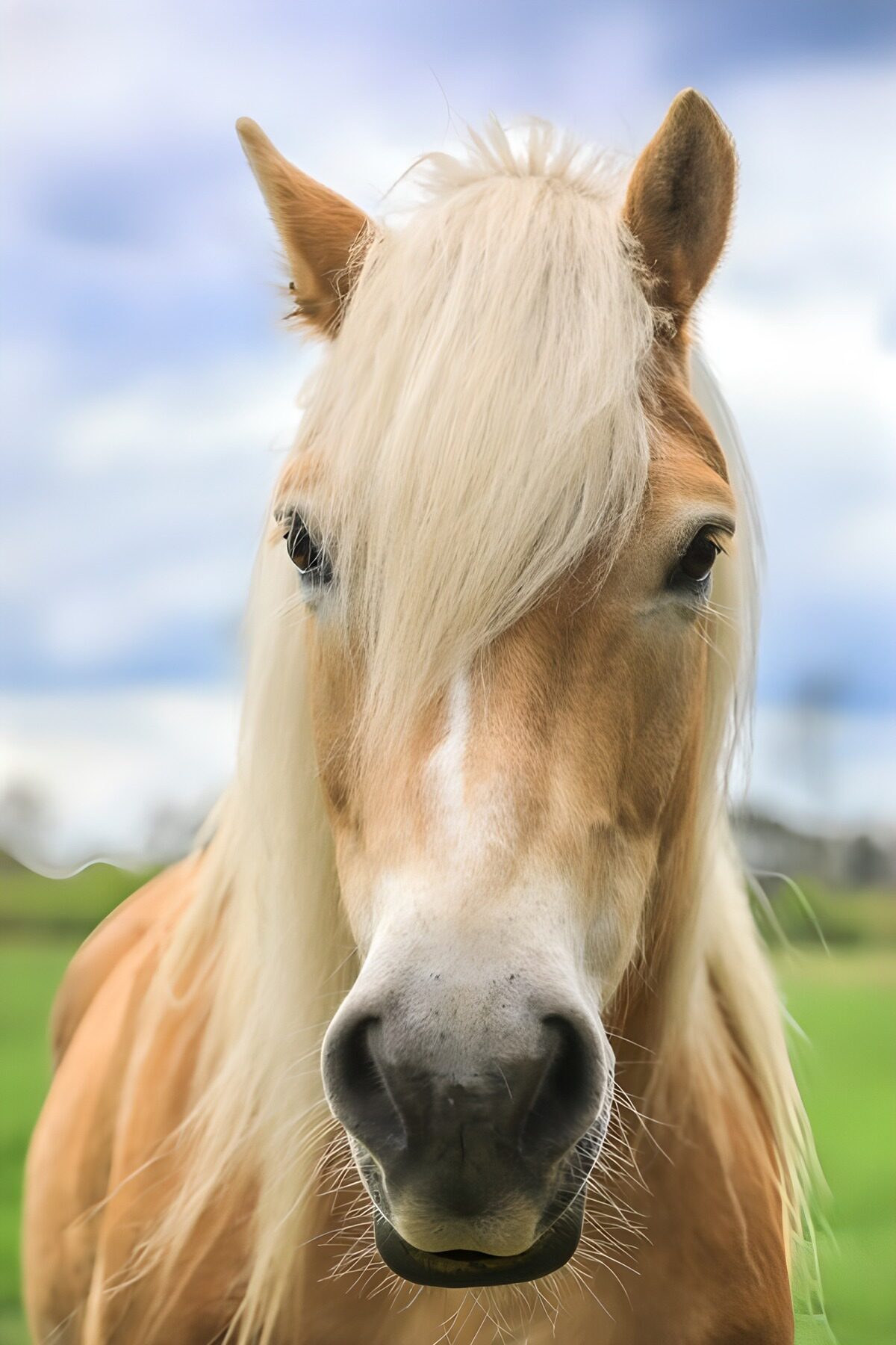 TPFR68965: Cheval au regard affectueux