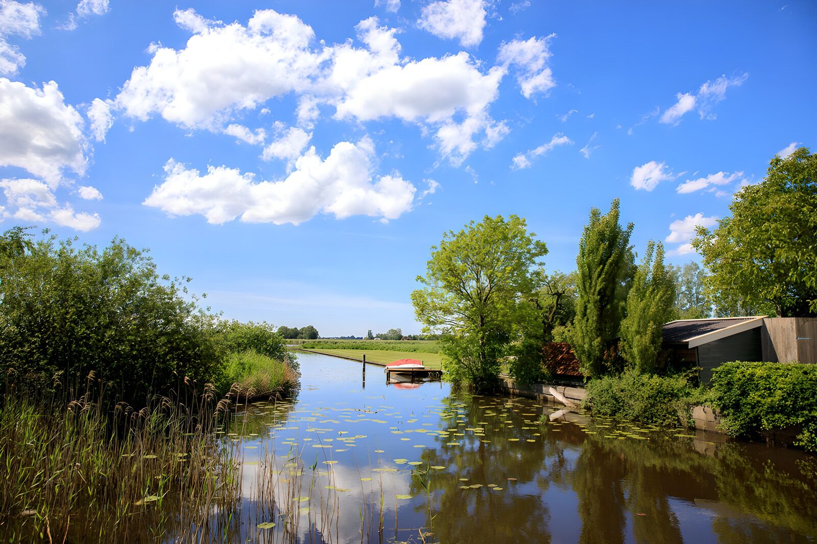 TPFR78565: Paysage serein au bord de l'eau