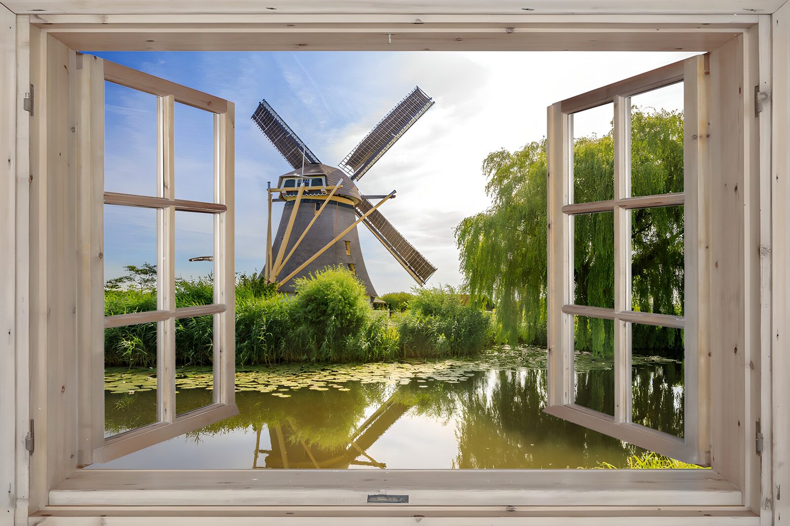TPFR64425: Vue sur le moulin à vent