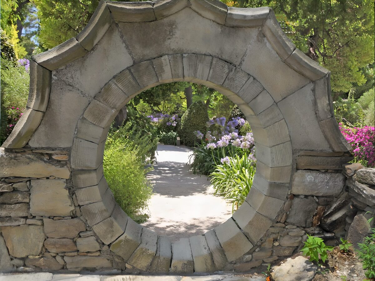 TPFR66233: Portail de jardin élégant