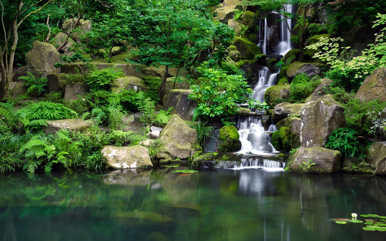 TPFR87509: Cascade paisible dans la nature