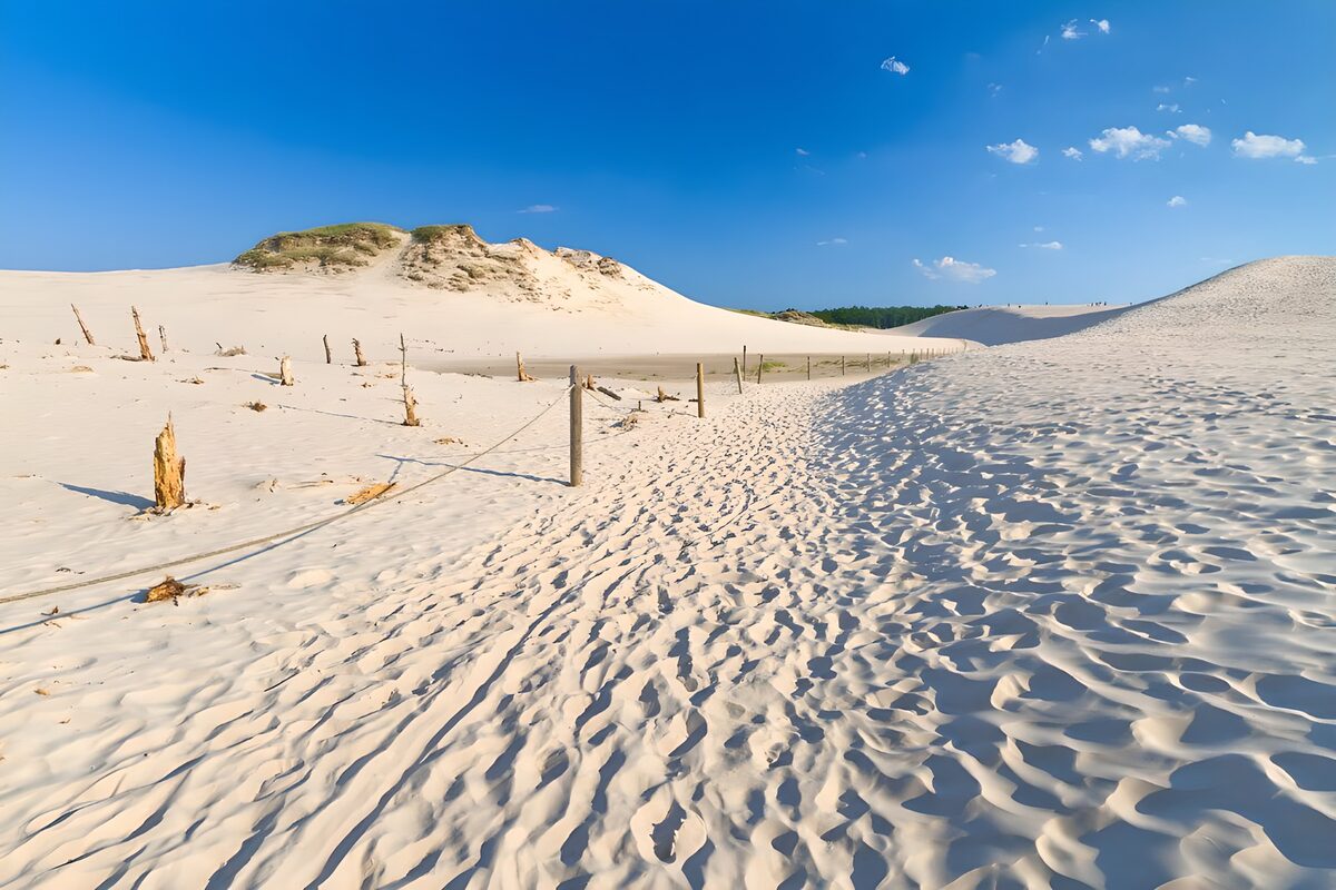 TPFR58194: Dunes de sable sous le ciel bleu