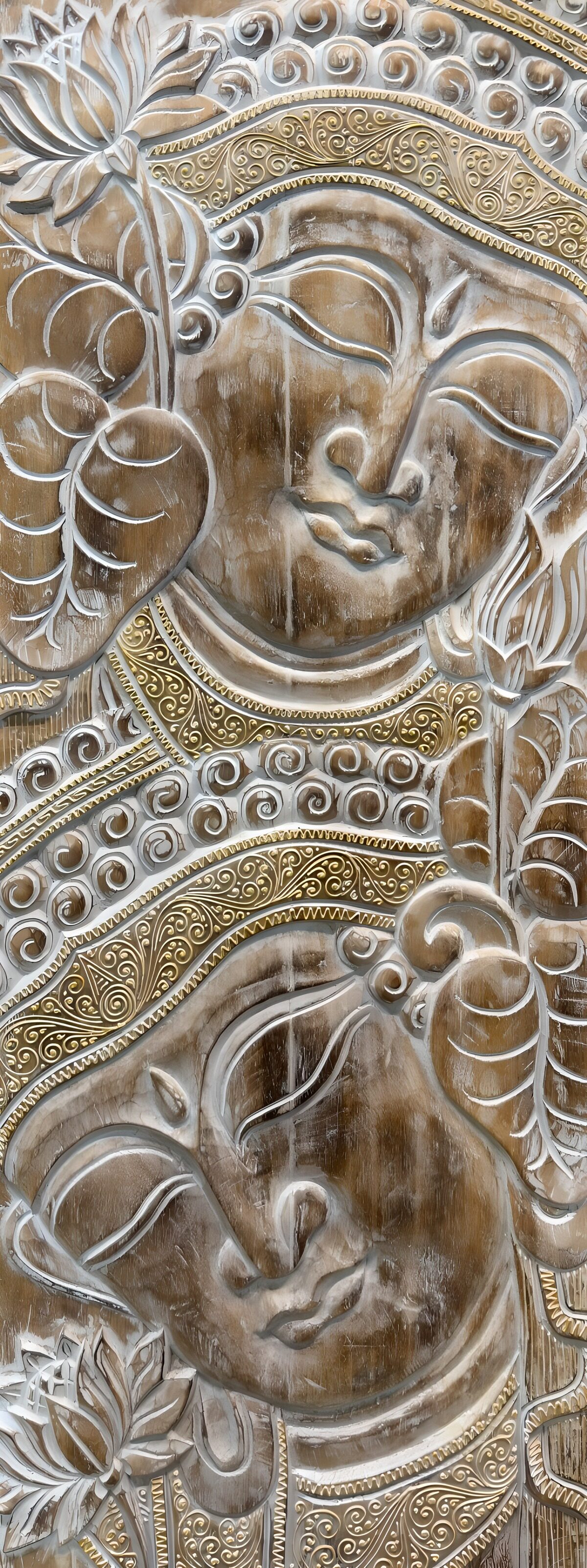 Sculpture de sérénité divine