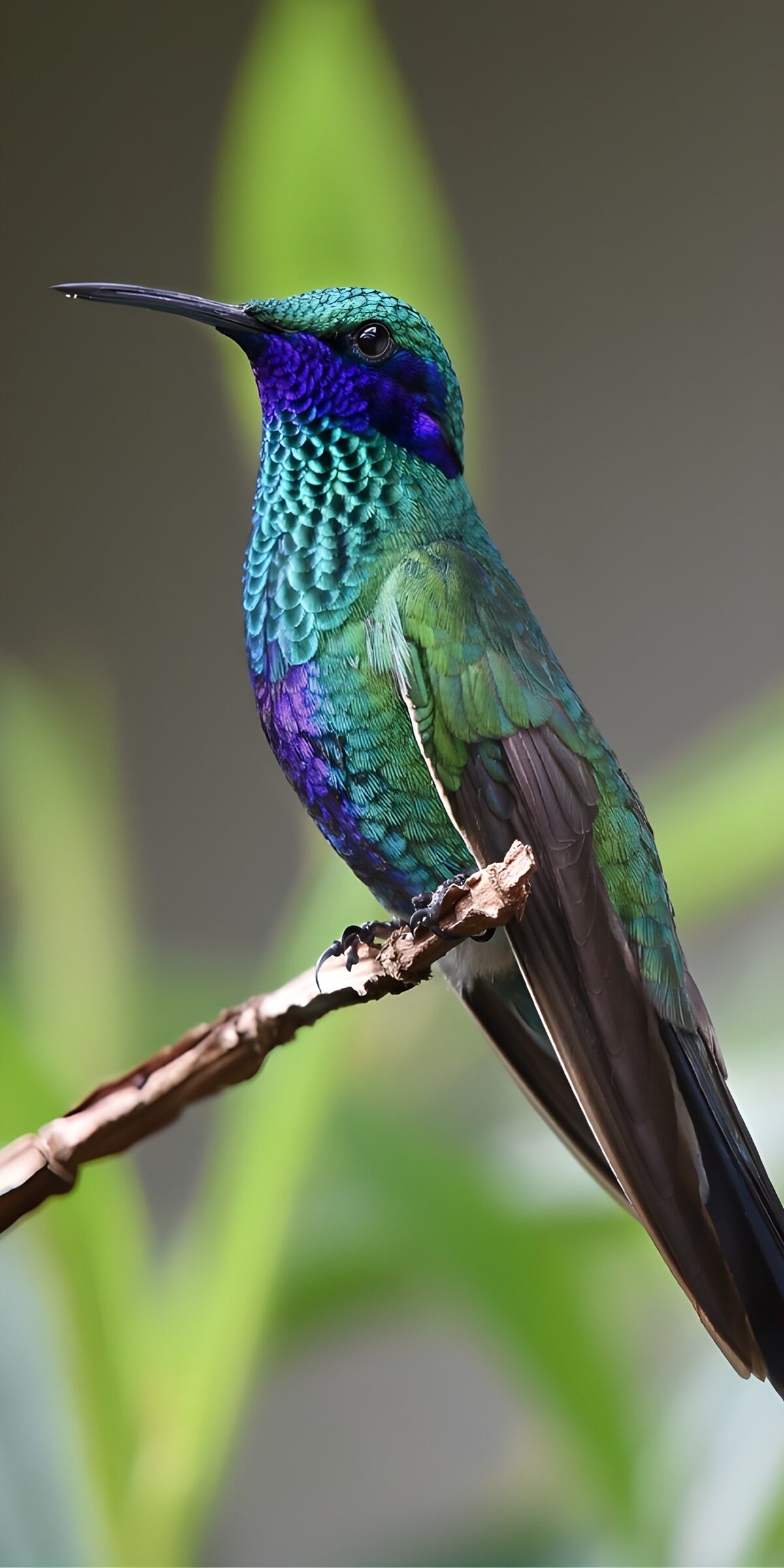 TPFR71362: Colibri éclatant au plumage coloré