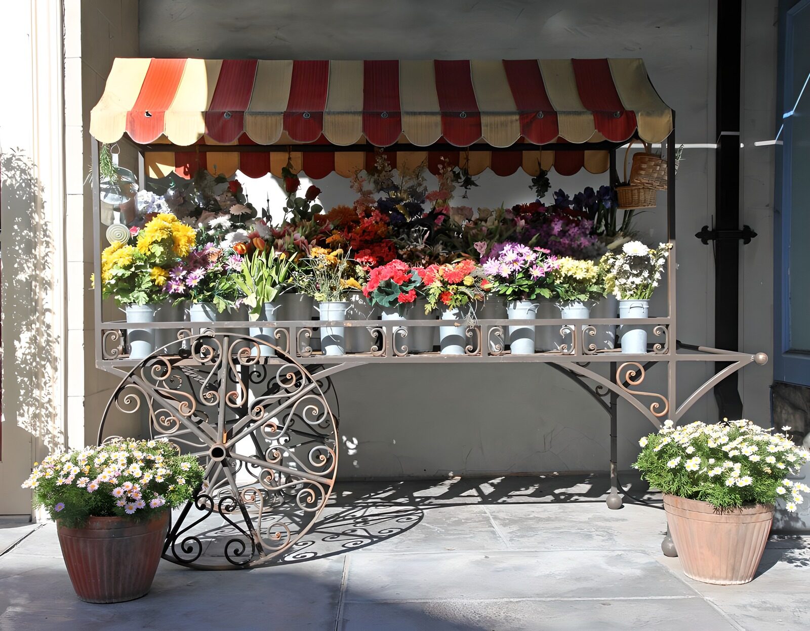 TPFR70445: Kiosque de fleuriste mobile