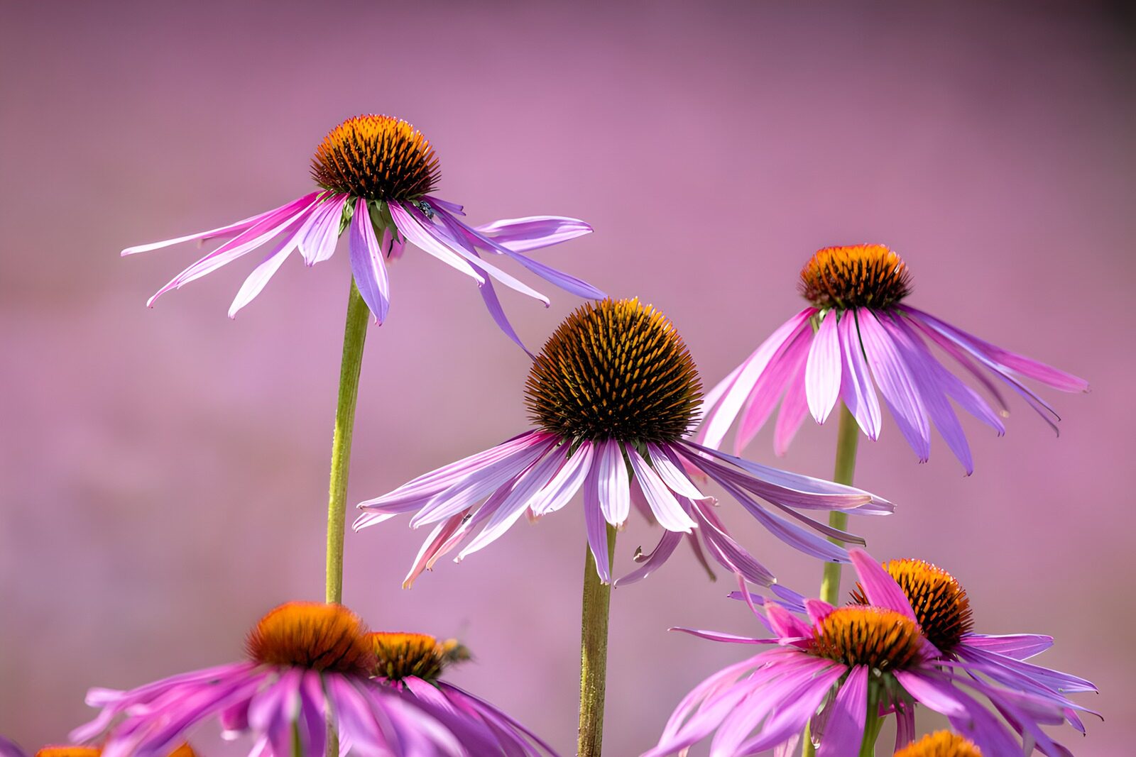 TPFR68968: Fleurs purples dans le champ ensoleillé