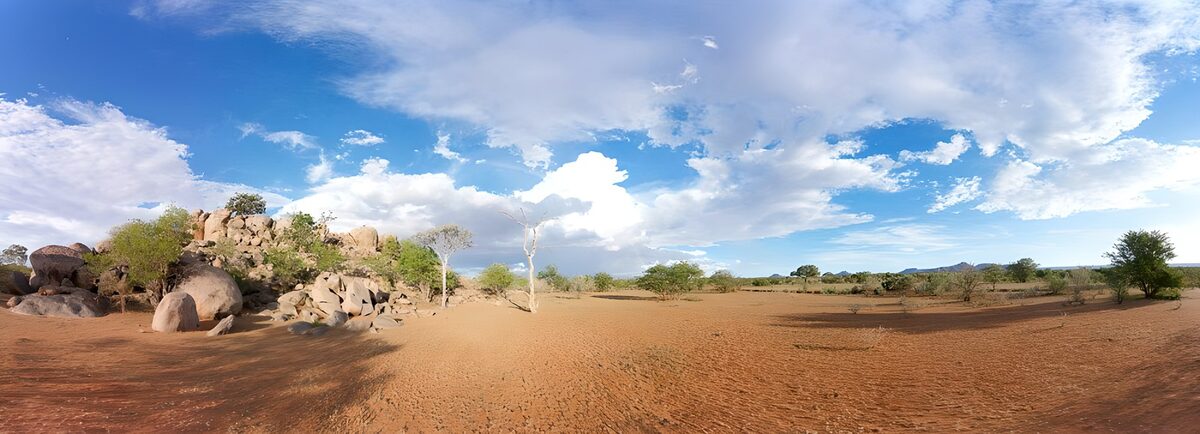 TPFR32258: Panorama du paysage désertique