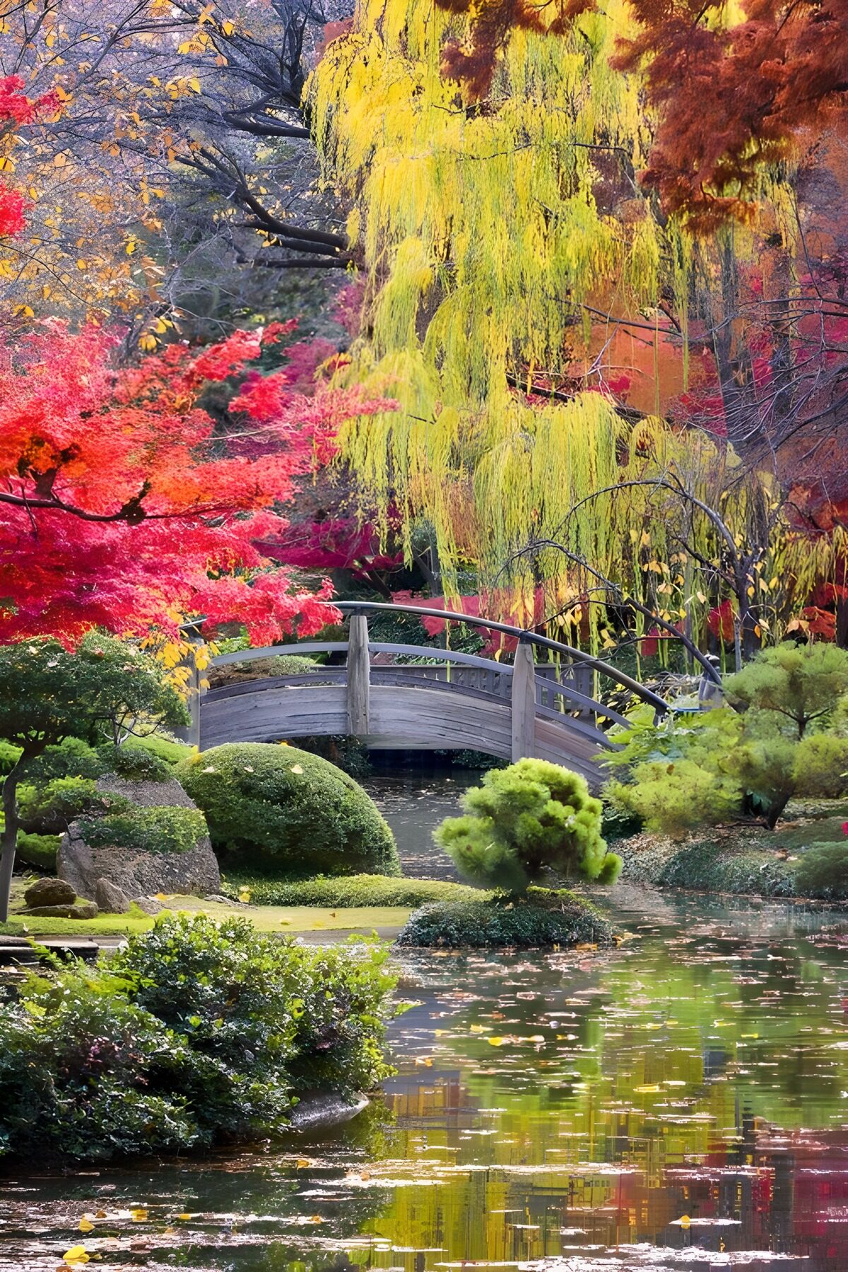 TPFR91431: Jardin paisible en automne