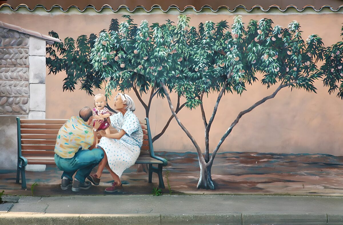 TPFR24891: Moments de famille sous un arbre