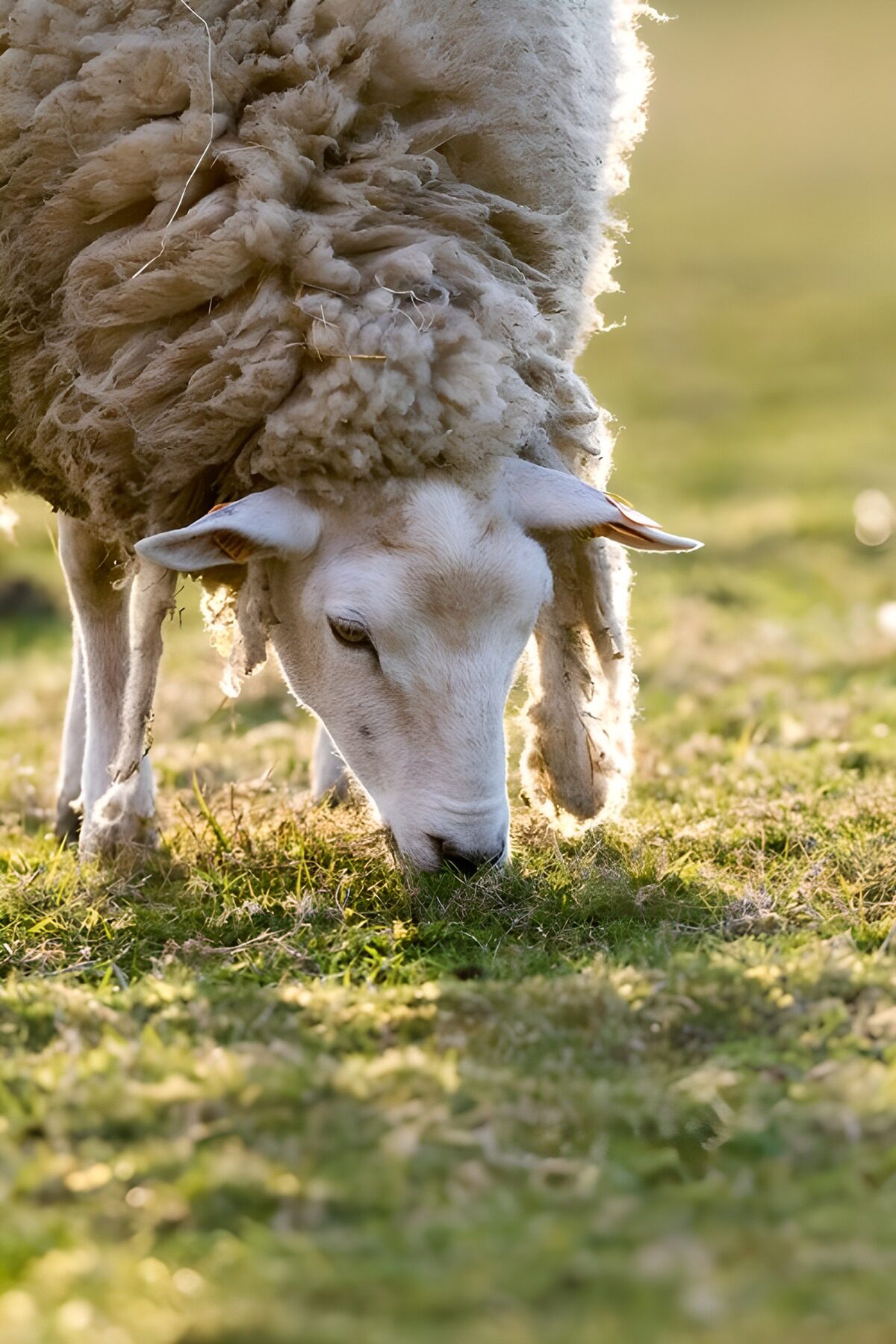 TPFR63907: Mouton broutant dans le pré