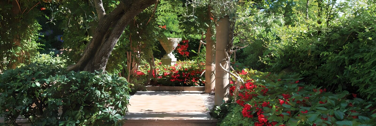 TPFR53017: Jardin fleuri et paisible