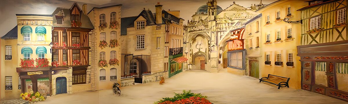 Rue charmante de la ville historique