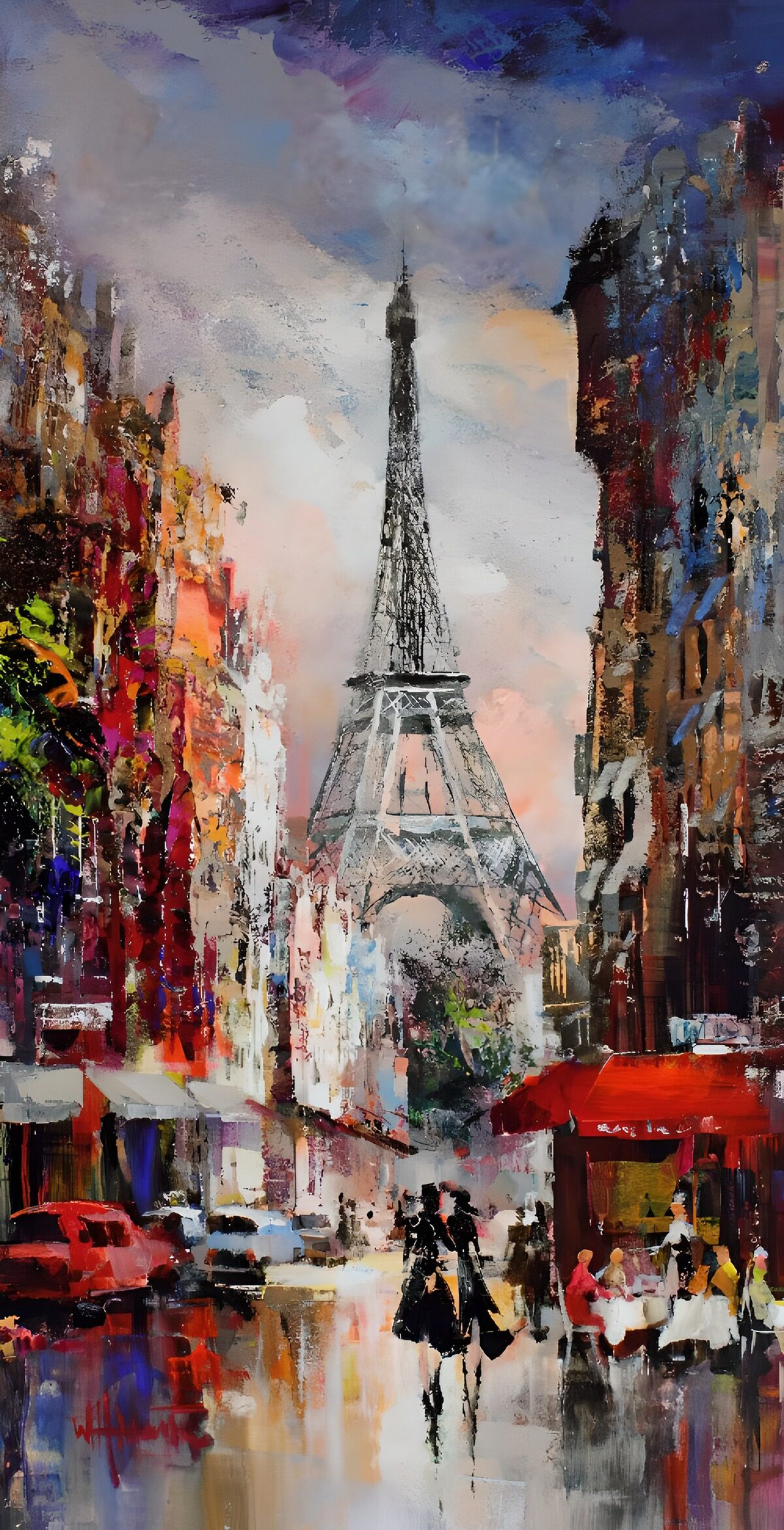 TPFR69082: Paris au crépuscule