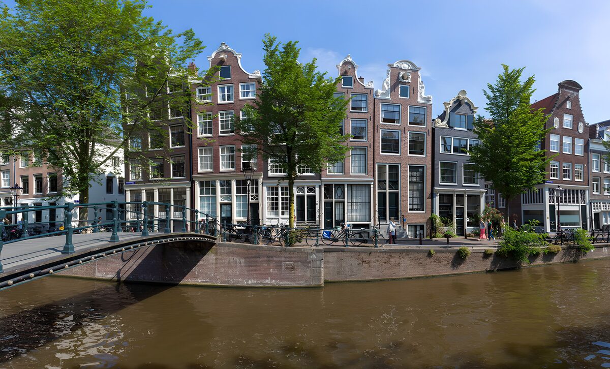 TPFR79338: Canaux et maisons d'Amsterdam