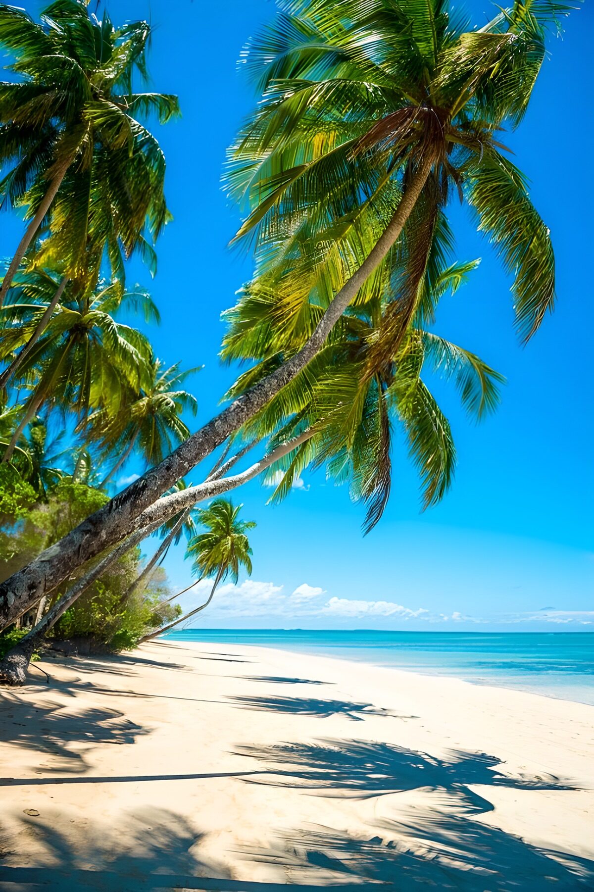 TPFR96325: Plage exotique sous le soleil éclatant