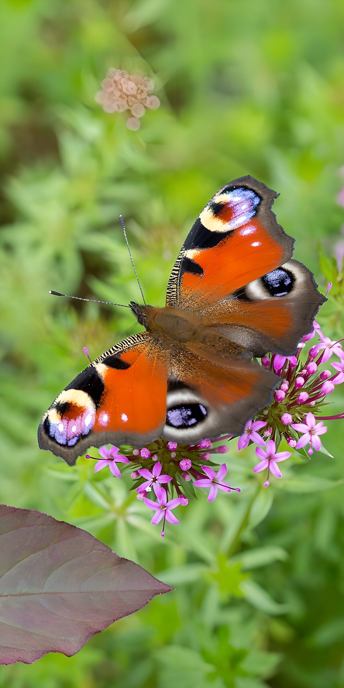 TPFR56223: Papillon sur une fleur colorée