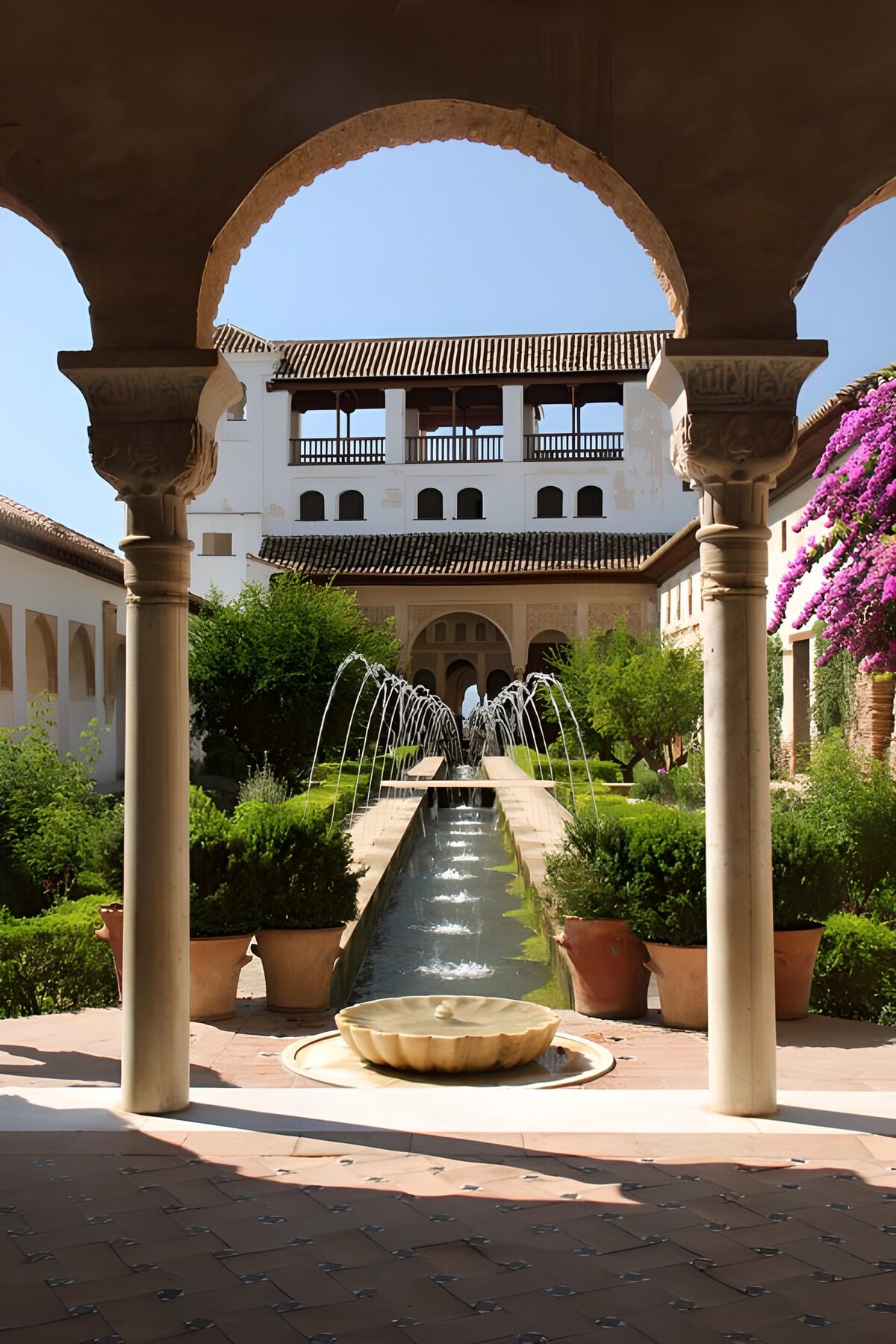TPFR62694: Cour et fontaine du palais ancien