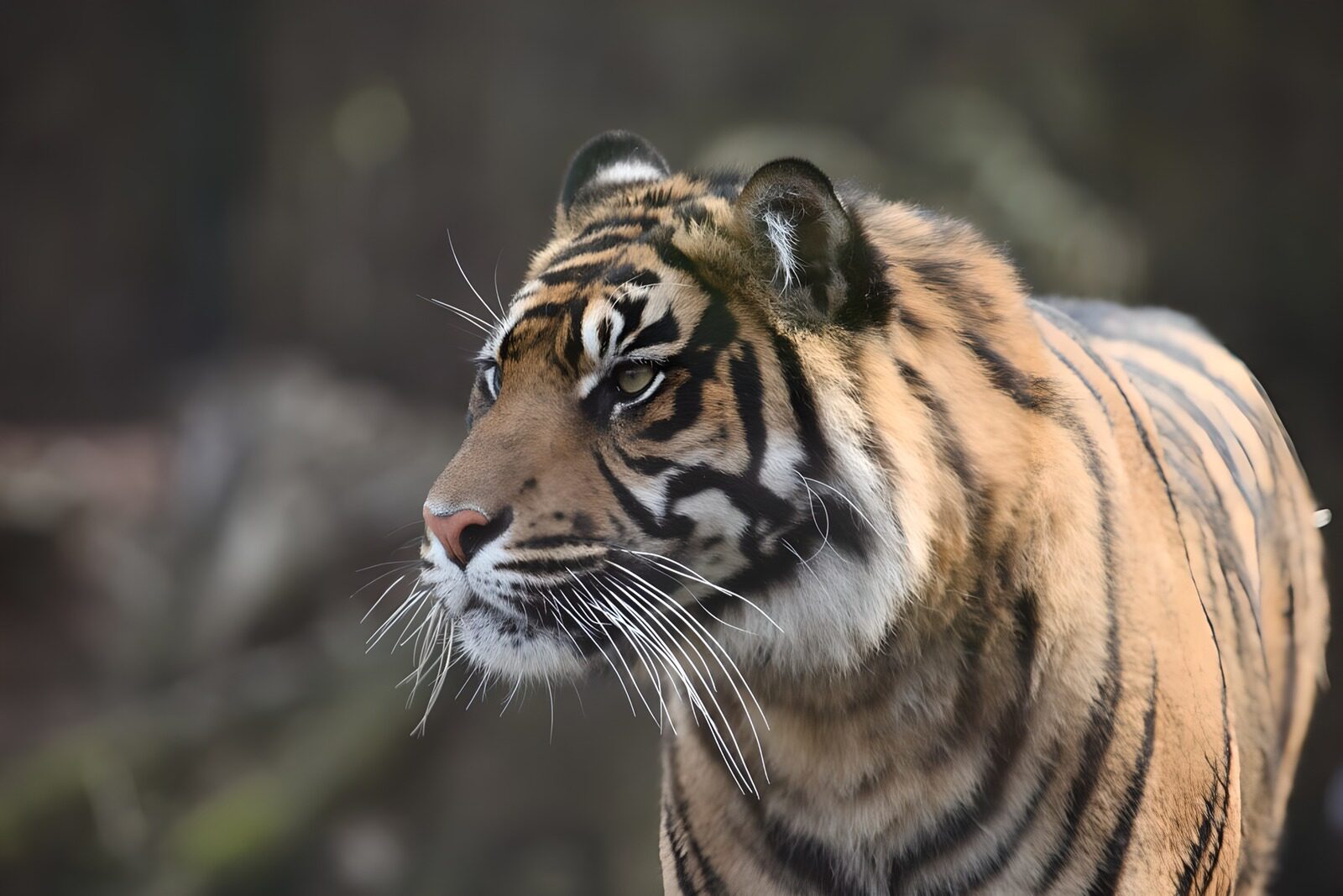 TPFR10409: Regard perçant d'un tigre majestueux