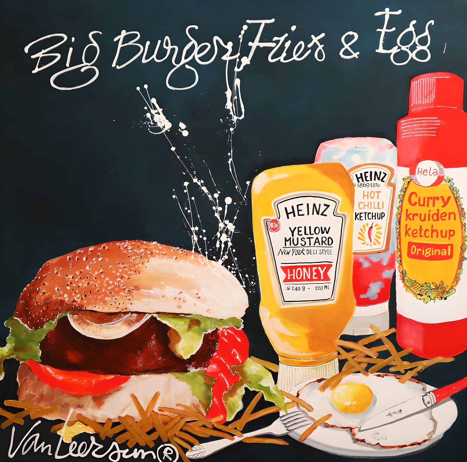 TPFR70898: Festin de burger et frites