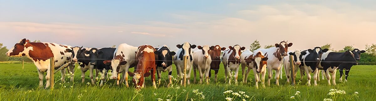 TPFR83054: Vaches paisibles dans un champ verdoyant