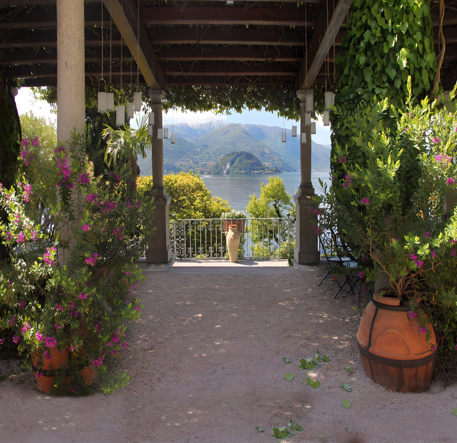 TPFR78386: Terrasse avec vue sur le lac