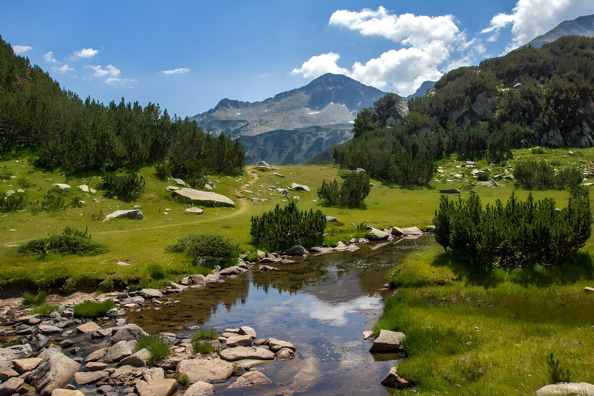 TPFR63559: Paysage de montagne serein