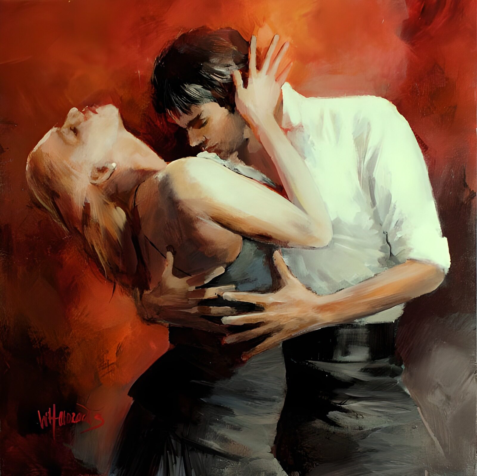 TPFR42795: Peinture tango passion version 1