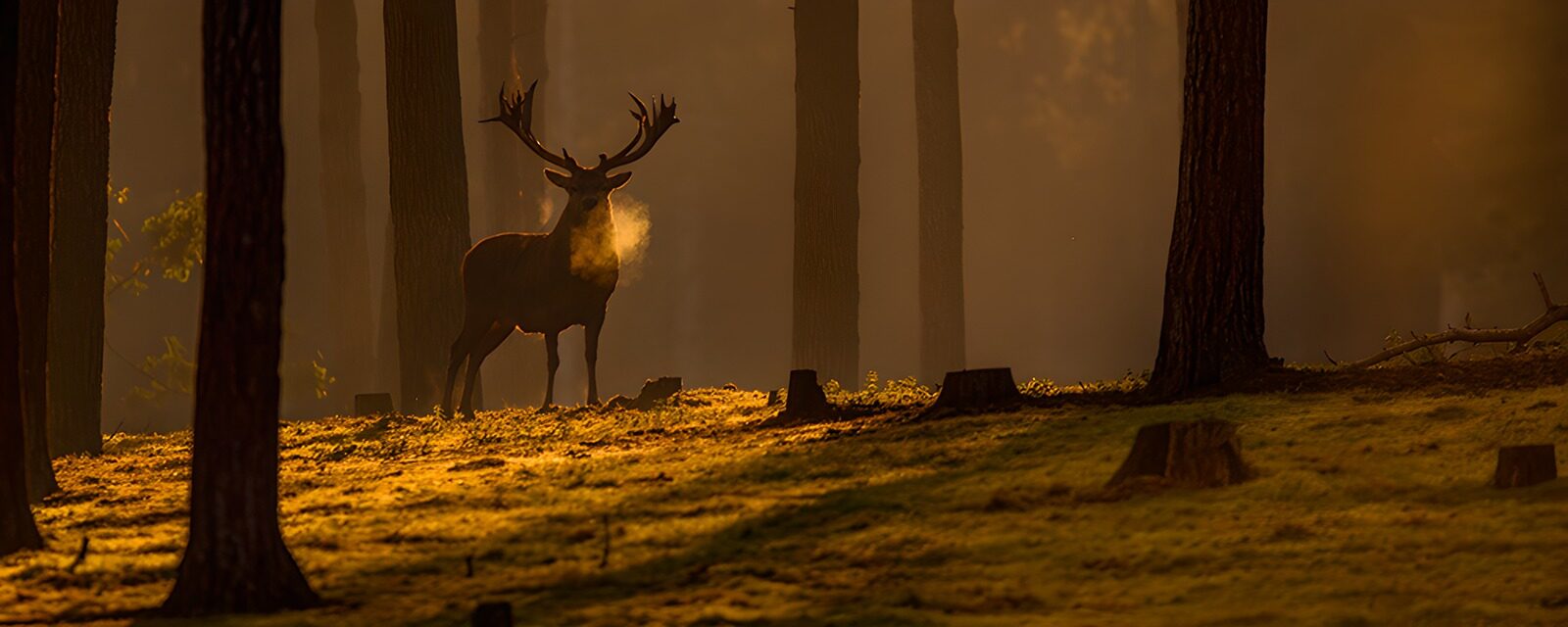 TPFR75058: Cerf majestueux au crépuscule