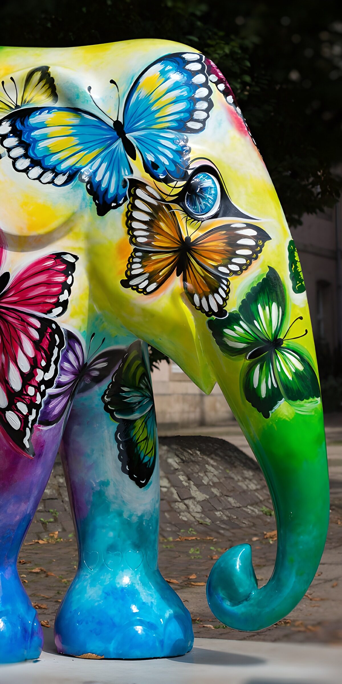 TPFR16497: Élégance colorée de l'éléphant