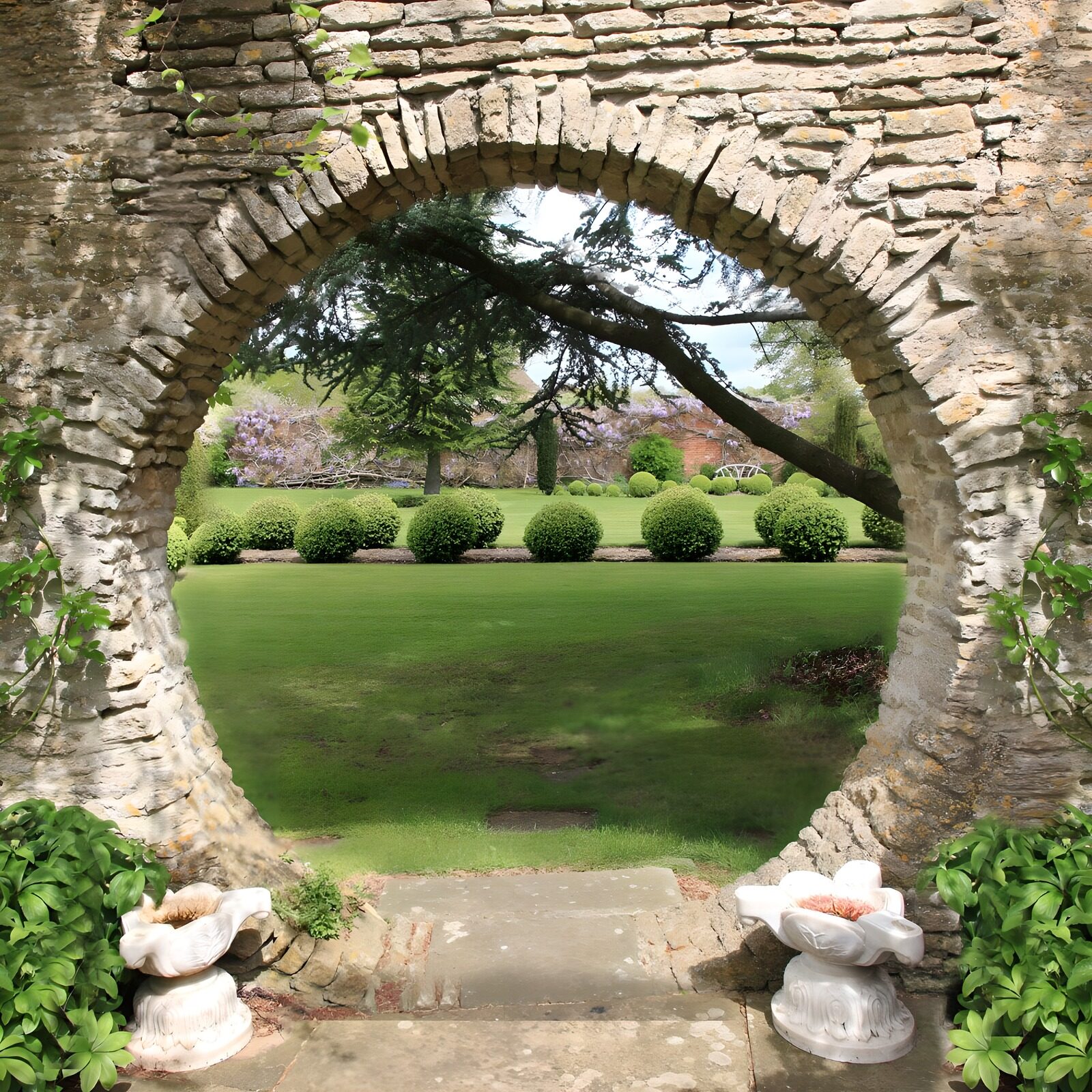 TPFR86822: Cadre naturel d'un jardin enchanteur