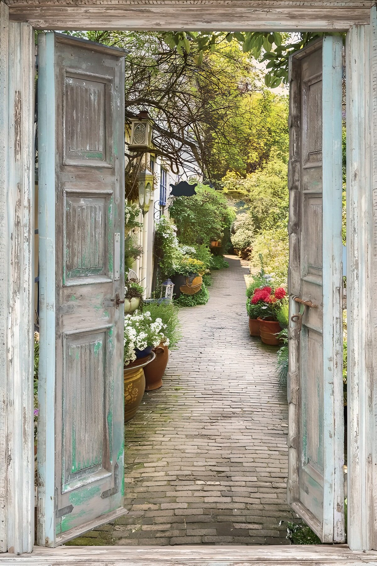TPFR91192: Une porte vers un jardin secret