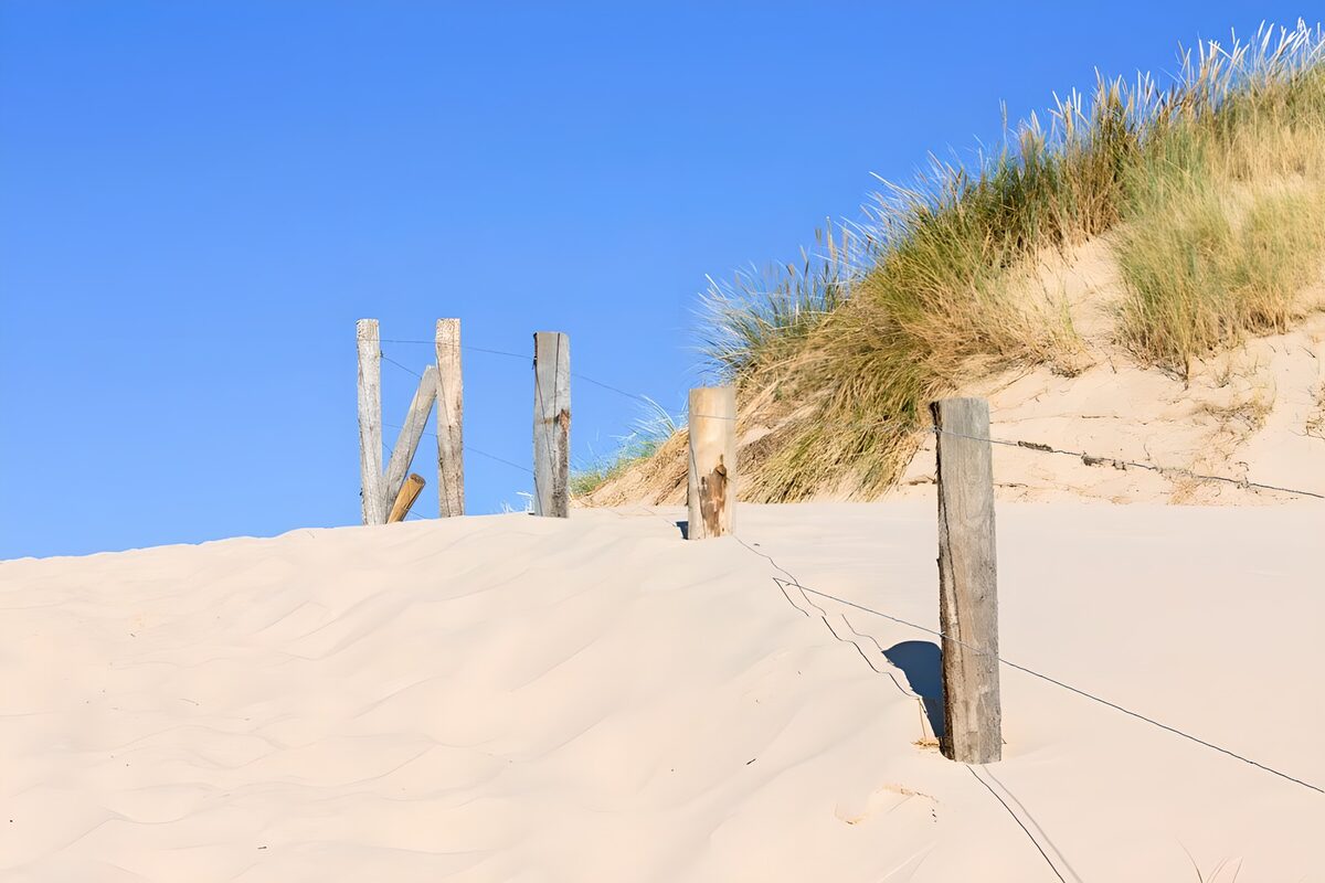 TPFR34783: Plage tranquille et dunes de sable
